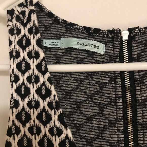 Maurices Waffle Print A line dress - Picture 1 of 3